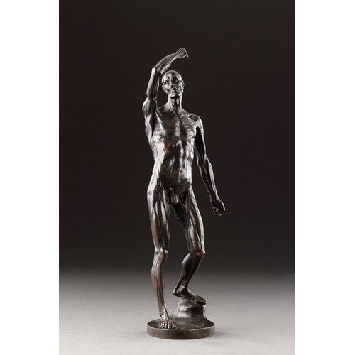 A Very Rare and Possibly Unique Écorché Figure